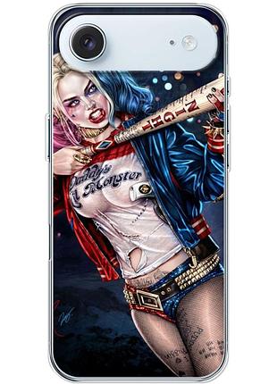 Чехол силиконовый с картинкой на iphone 17 air (харли квинн, harley quinn)