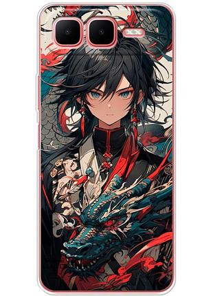 Чохол силіконовий з картинкою на infinix smart 10 plus (аніме, anime)