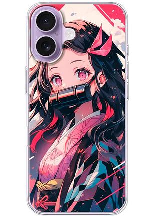 Чехол силиконовый с картинкой на iphone 17 (аниме, anime)