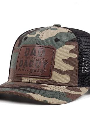 Кепка тракер / бейсболка dad in the streets. daddy in the sheets