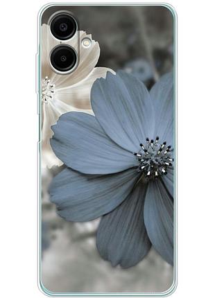 Чехол силиконовый с картинкой на samsung galaxy a07 (a075) (цветок гербера)