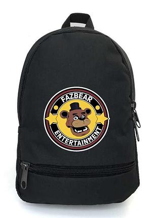 Рюкзак big фнаф аниматроники 5 ночей с фредди school bag (fnaf-011) черный (43 х 30 х 17 см)
