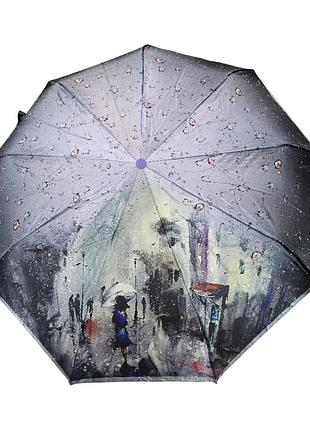 Женский зонт автомат rainwalker сатин r040704