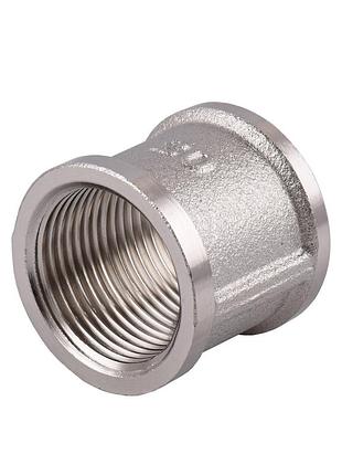 Муфта 3/4″вв никелированная nm441l optimum