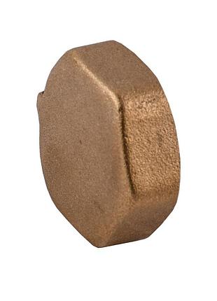 Заглушка 1″в латунная под пломбу lc501p optimum