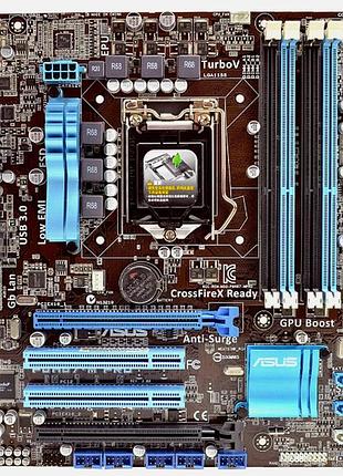 Плата lga1155 asus p8h67-m pro на ddr3 / usb3.0, sata3 + core- i7,i5,i3 3го покол 1155