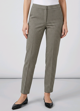 Брюки жіночі massimo dutti, картаті, гусяча лапка, вовняні коричнева клітинка