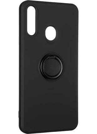 Чохол fiji holder ring для samsung galaxy a50 2019 (a505) бампер з кільцем підставкою black