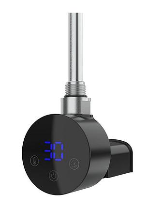 Тен для рушникосушки (прихований монтаж) 600w onlyheat agate black pro тен чорний електричний