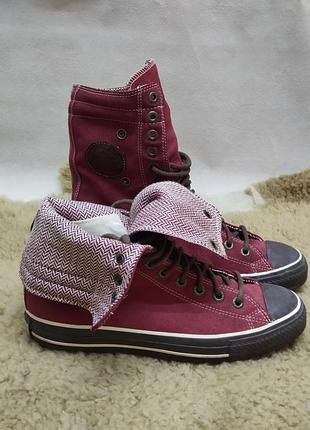 Кеды винтажные замшевые высокие converse