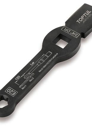 Ключ ударный 3/4" e20 для тормозного суппорта man tgl, tgm toptul jebt0120