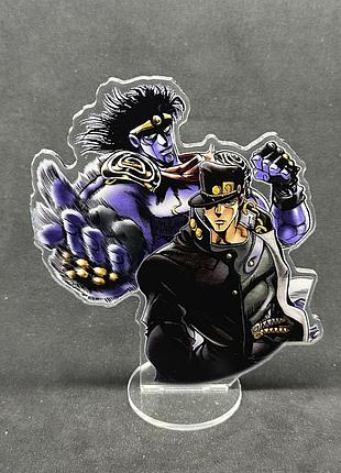 Акриловая коллекционная фигурка аниме: jojo's невероятные приключения джоджо джотаро (3) 15 см