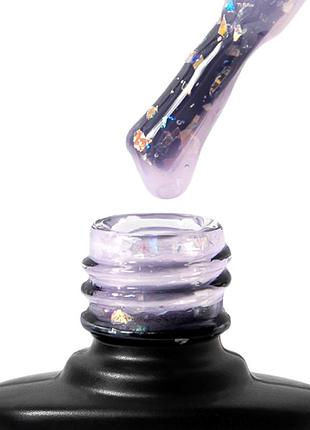Цветная база nice for you spring base №10 purple potal лавандовая с поталью 15 г