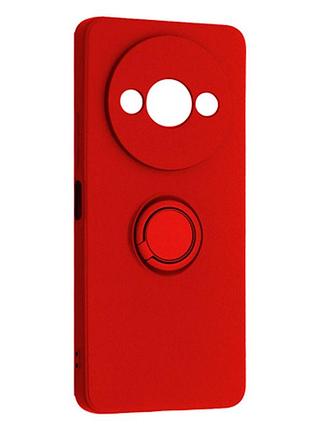 Чехол fiji holder ring для xiaomi redmi a3x бампер с кольцом подставкой red