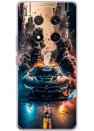 Чохол силіконовий з картинкою на huawei honor magic 7 lite 5g (машина bmw i8)