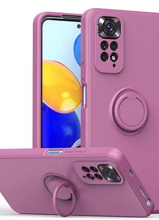 Чохол fiji holder ring для xiaomi redmi note 11 / note 11s бампер накладка з підставкою marsal