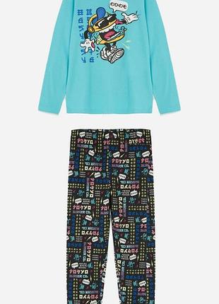 Тонкая пижама primark 7-8 р