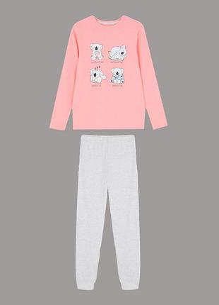 Пижама коала тоненькая 9-10 лет 140 см primark