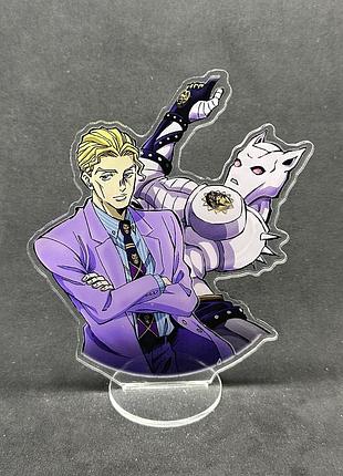 Акриловая коллекционная фигурка аниме: jojo's невероятные приключения джоджо ёсикагэ кира 15 см