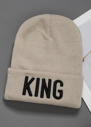 Мужская / женская / унисекс зимняя шапка king