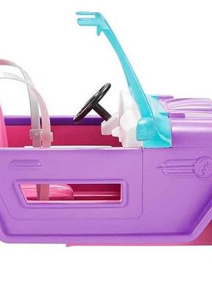 Barbie off-road vehicle purple with pink seats gmt46 mattel барбі позашляховик для ляльок ігровий набір