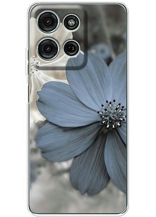 Чохол силіконовий з картинкою на motorola g56 (квітка гербера)