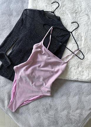Купальник з блискітками h&m