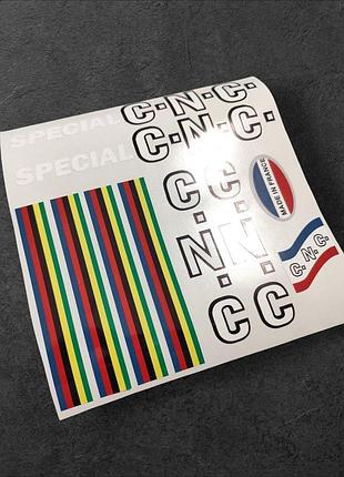 Наклейки на раму радянський велосипед деколи декалі с.н.с. cnc c.n.c