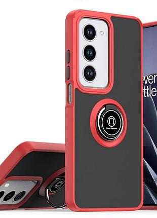Чехол fiji colorframe для xiaomi redmi 15 матовый бампер с кольцом подставкой red