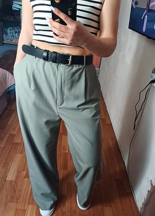 Брюки широкие палаццо zara р.хл