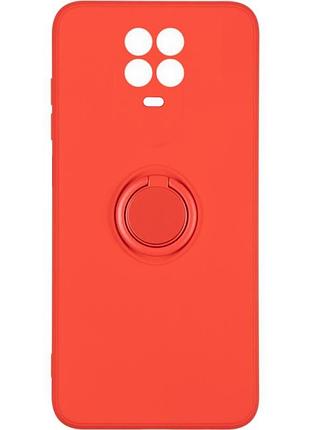 Чохол fiji holder ring для xiaomi redmi note 9s бампер з кільцем підставкою red