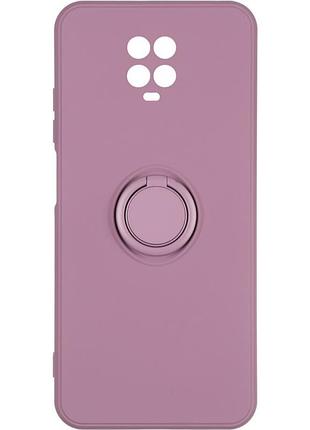 Чехол fiji holder ring для xiaomi redmi note 9 pro max бампер с кольцом подставкой marsal
