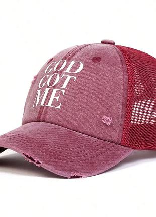 Кепка тракер / бейсболка god got me