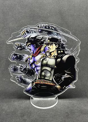 Акриловая коллекционная фигурка аниме: jojo's невероятные приключения джоджо джотаро (7) 15 см