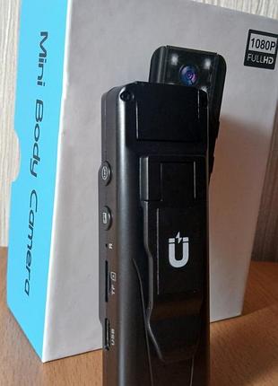 Нагрудна mini body camera l13. full hd 1080p