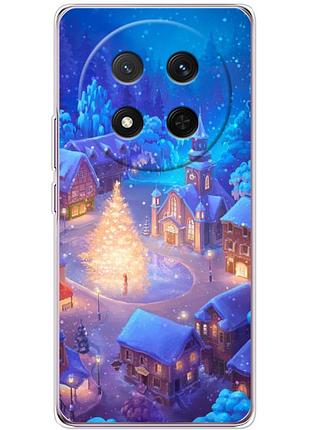 Чехол силиконовый с картинкой на huawei honor magic 7 lite 5g (новогодний)