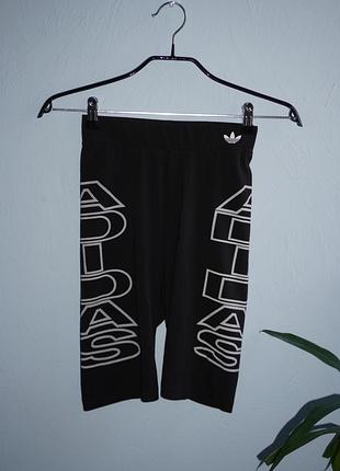 Женские хлопковые велосипедки шорты adidas