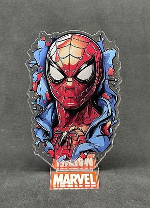 Акрилова колекційна фігурка marvel людина-павук 15 см