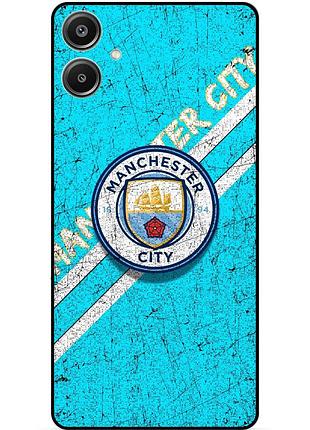 Силиконовый чехол для samsung a07 manchester city манчестер сити