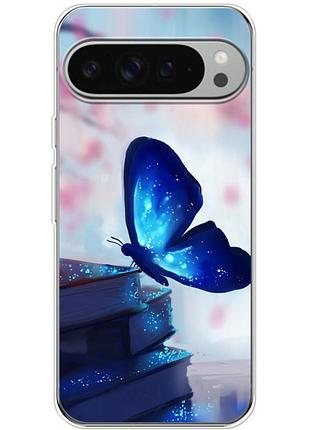 Чехол силиконовый с картинкой на google pixel 10 pro xl (бабочка)
