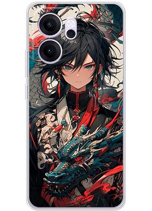 Чохол силіконовий з картинкою на oppo reno 14 fs (аніме, anime)