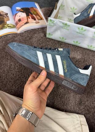 Кросівки adidas spezial grey (41-44) / адідас спезіал сірі замшеві / кеди адідас