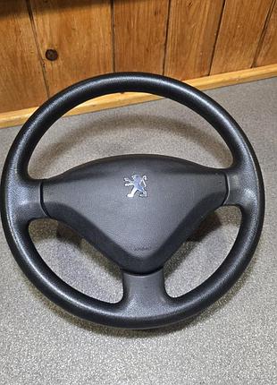 Руль, руль с airbag, peugeot 207 (96500663)