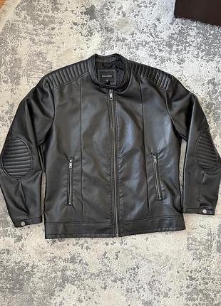 Мужская кожзам куртка “calliope”2xl