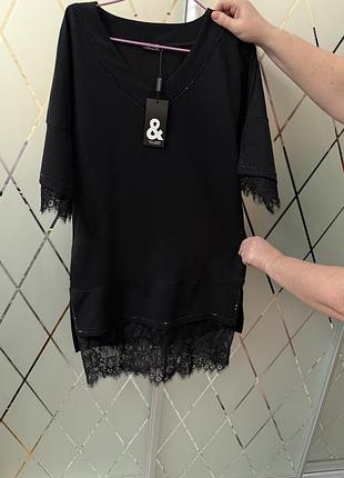 Чорна вечірня коротка сукня dolce gabbana