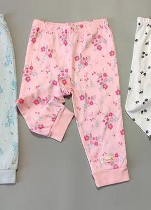 Набор пижамных брюк primark 98 см 1,5-2 р, 18-24 мес