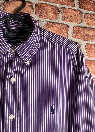 Сорочка в полоску polo ralph lauren полосата
