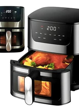 Аэрогриль и аэрофритюрница rainberg rb-2268 4200w, 8l