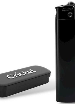 Зажигалка cricket turbo metal matt black