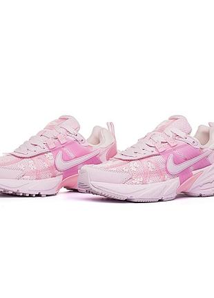 Кроссовки женские nike v2k runtek pink flowers